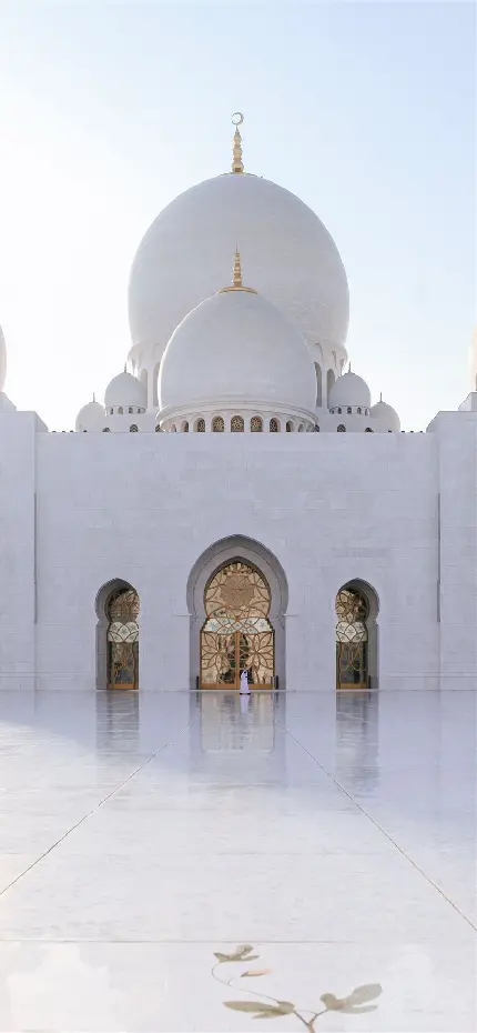 تصویر مسجد شیخ زاید بن سلطان نهیان ابوظبی سومین مسجد بزرگ جهان