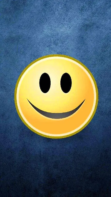 عکس دیجیتالی معروف از شکلک لبخند زرد رنگ با کیفیت 4k 