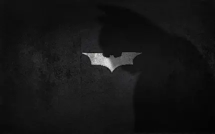 لوگوی منحصر به فرد خفاش سفید در سایه بتمن برای دسکتاپ 