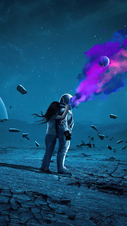 عکس فضانورد متلاشی شده در سیاره بیگانه HD برای زمینه جی ال ایکس