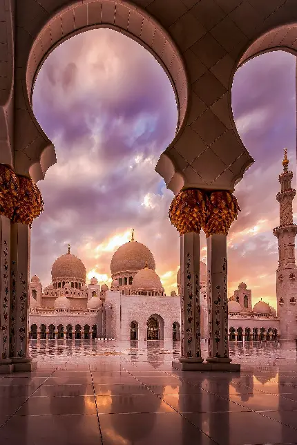 عکس فوق العاده زیبا از مسجد بزرگ و شگفت انگیز با کیفیت بالا