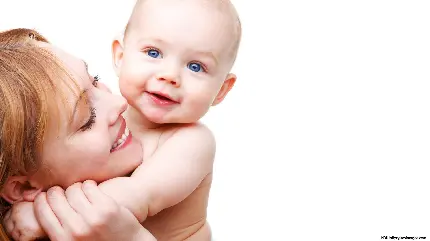 خوشگل ترین بک گراند از مادر و نوزاد بامزه برای ویندوز 11