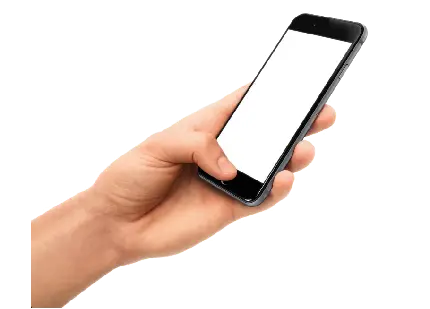 PNG جدید گوشی تلفن در دست از کنار با کیفیت ویژه 