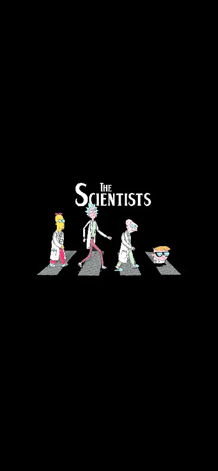 والپیپر دانشمندان انیمیشنی بامزه برای گوشی لمسی شیائومی 13 پرو