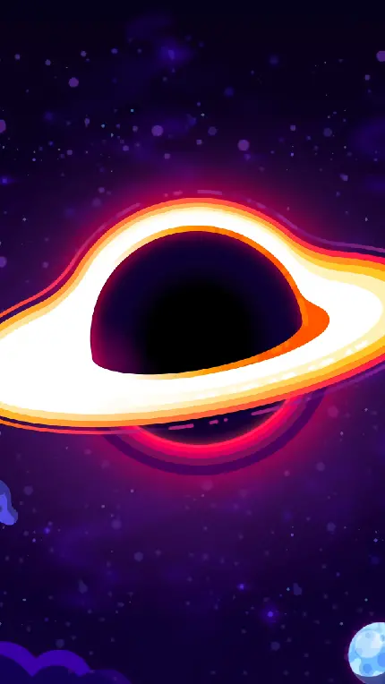 والپیپر نجومی سیاره زحل نورانی انیمیشنی برای شیائومی می ۱۱ اولترا