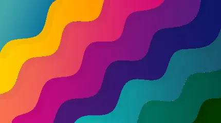 عکس امواج رنگارنگ با کیفیت 11K رایگان مخصوص دسکتاپ