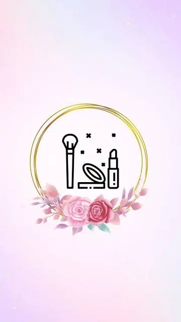 دانلود هایلایت کاور پیج آرایشی بهداشتی با حلقه گل های رز