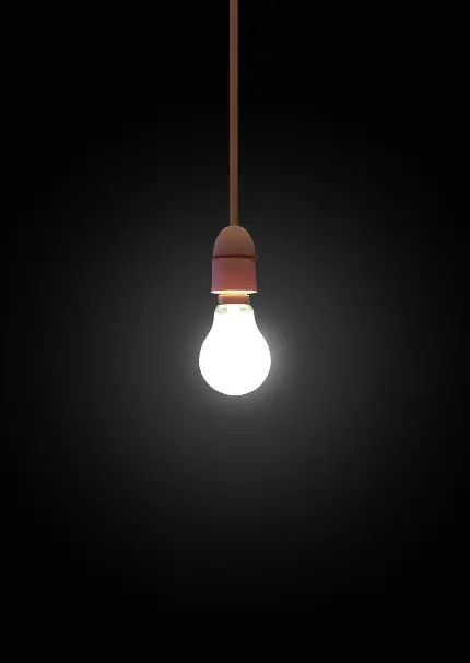 والپیپر گوشی با طرح لامپ روشن زیبا برای سامسونگ