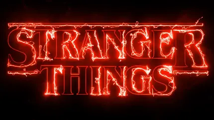 عکس نوشته آتشین سریال چیزهای عجیب stranger things