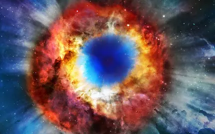 دانلود تصویر سحابی چشم خدا با ساختار بدیع برای زمینه دسکتاپ 