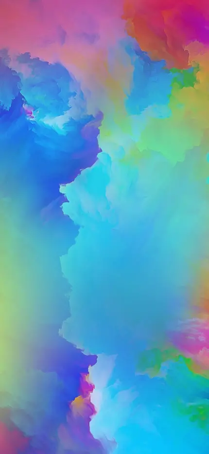 تصویر استوک ابر و باد رنگارنگ مناسب زمینه موبایل سامسونگ a32