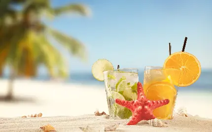 دانلود رایگان عکس پروفایل دوست داشتنی از آب پرتقال و لیموناد خنک در تعطیلات