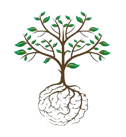 بک گراند دلنشین با طرح درخت با ریشه برای فتوشاپ
