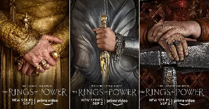 دانلود رایگان سه پوستر پرطرفدار از سریال حلقه های قدرت 