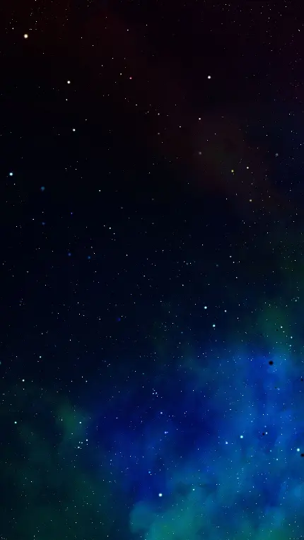 دانلود تصویر زمینە کهکشان آبی رنگ سحابی ستارە‌دار مناسب ویندوز
