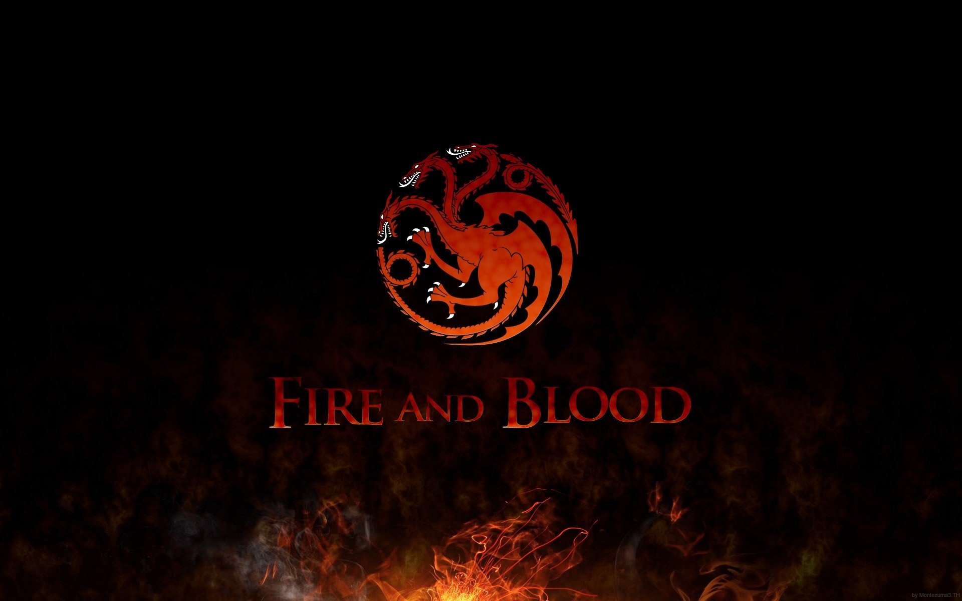 دانلود عکس نماد آتش و خون در سریال هاوس اف دراگون
