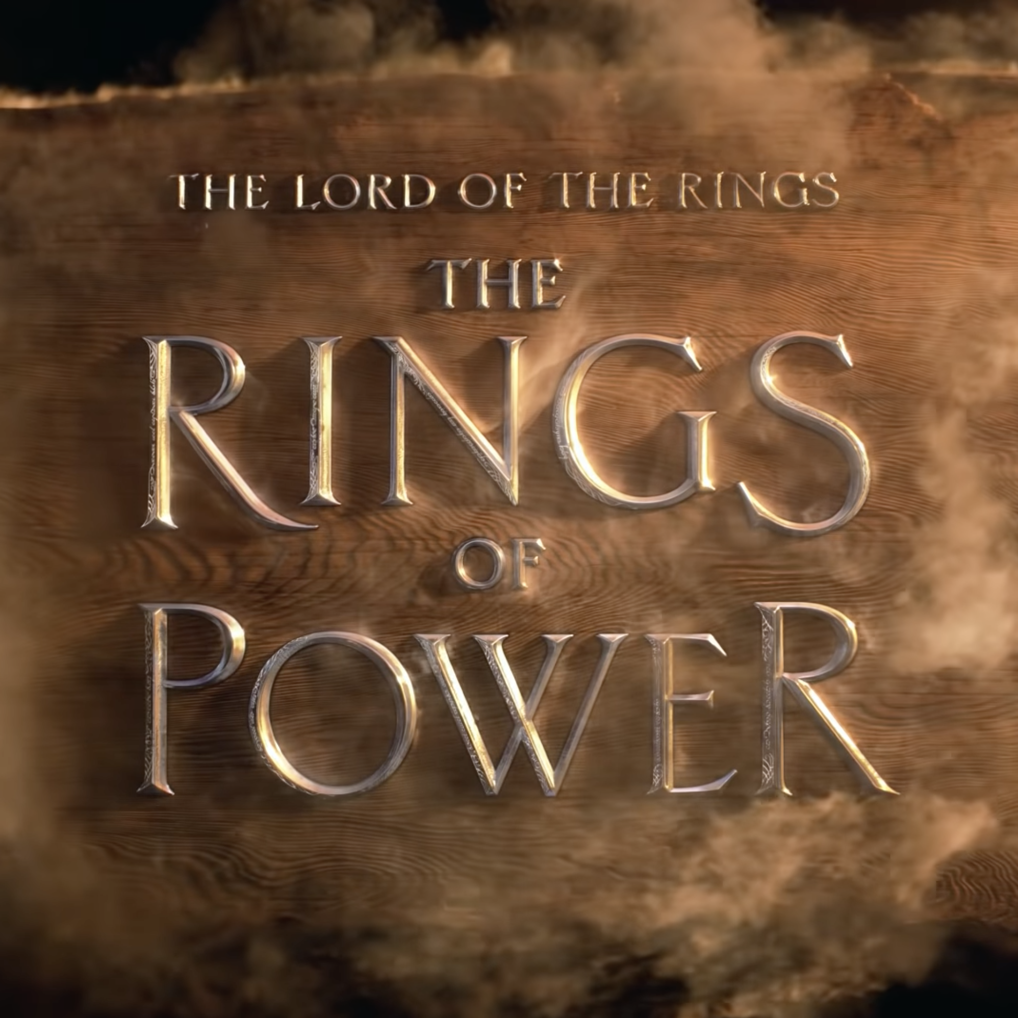 معروف ترین پوستر The Rings of Power با تم طلایی خاص