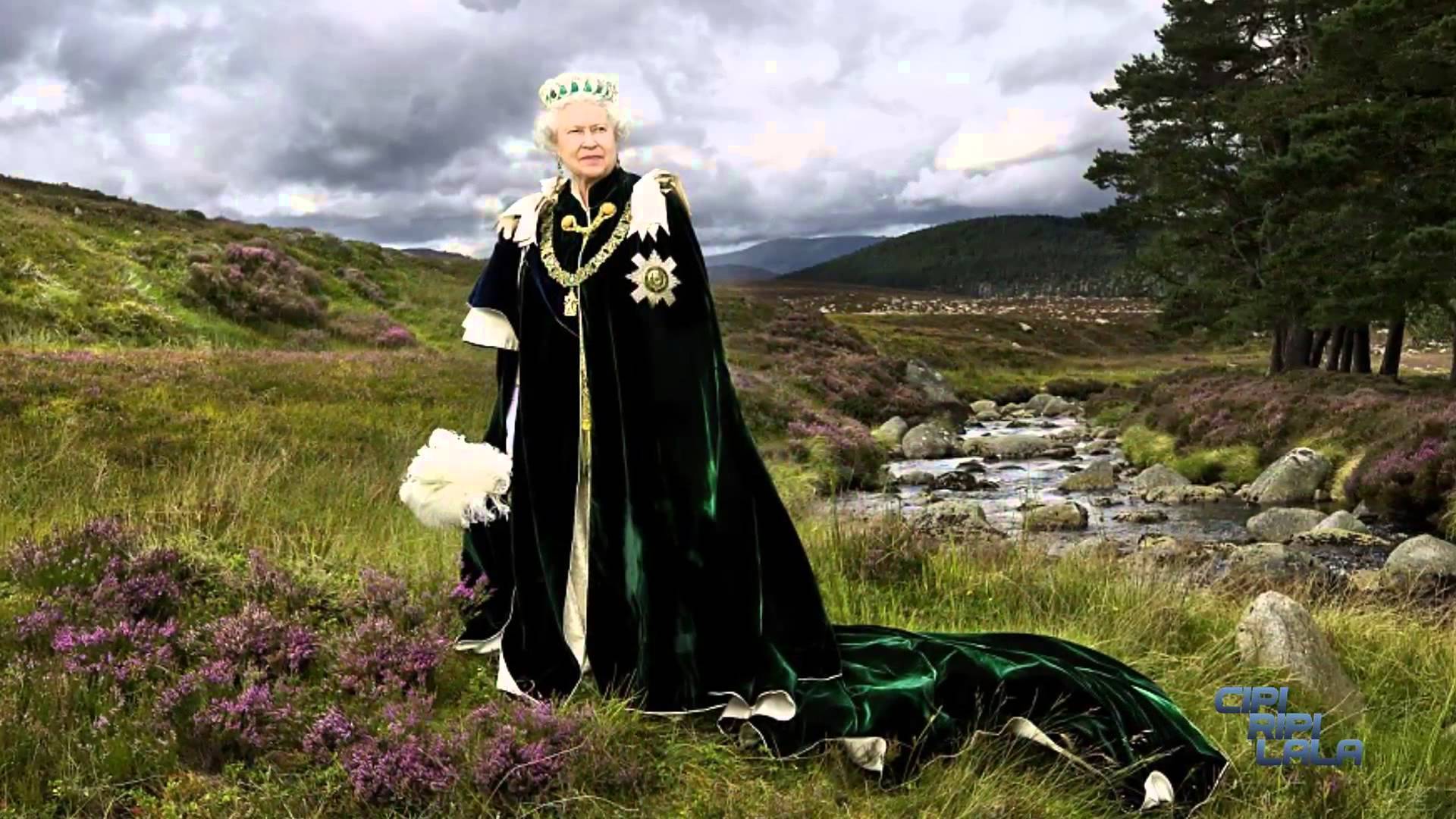 عکس HD جالب از ملکه انگلستان در طبیعت برای اینستاگرام 