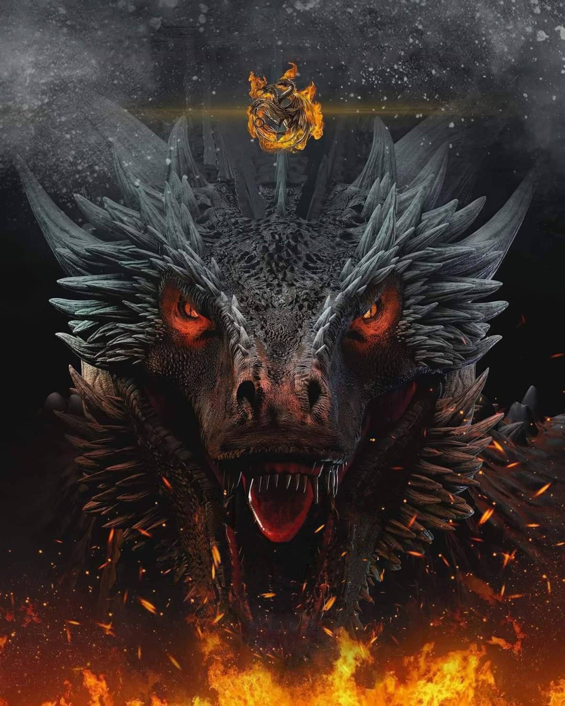 دانلود پوستر رسمی اژدهای سیاه در House Of The Dragon