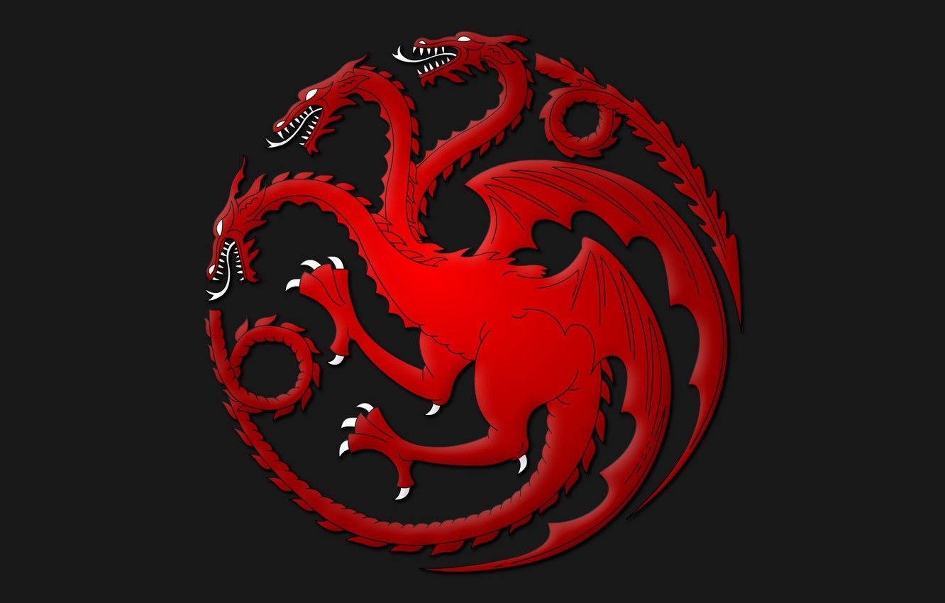 لوگوی قرمز معروف از سریال خاندان اژدها برای پروفایل