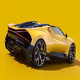 چاپ قاب موبایل و گوشی تصویر زمینه بوگاتی میسترال Mistral زرد رنگ جدید در سال 2022
