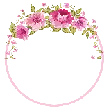 چاپ قاب موبایل و گوشی تصویر قالب دایره‌ای گلدار برای نوشتن اسم عروس و داماد