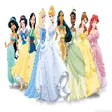 چاپ قاب موبایل و گوشی عکس خوشگل از Disney Princess بدون زمینه برای ادیت