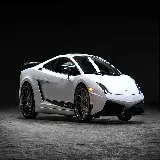 چاپ قاب موبایل و گوشی والپیپر رویایی از خودرو Lamborghini Gallardo به رنگ سفید براق