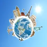 چاپ قاب موبایل و گوشی تصویر لایه باز تبلیغات تور گردشگری برای پوستر و بنر