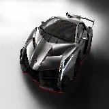 چاپ قاب موبایل و گوشی عکس زمینه شاهکار از ماشین لامبورگینی براق مشکی رنگ با کیفیت 8K 