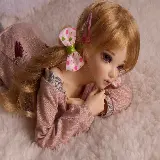 چاپ قاب موبایل و گوشی محبوب ترین تصویر عروسک دخترانه با تم صورتی ناز