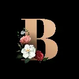 چاپ قاب موبایل و گوشی دانلود تصویر پروفایل B انگلیسی با نقش گل خوشگل و کیفیت بالا 