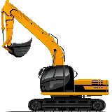 چاپ قاب موبایل و گوشی جدید ترین تصویر بیل مکانیکی PNG مختص ادیت ویدیو 
