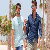 چاپ قاب موبایل و گوشی عکس بسیار با کیفیت از دو مدل جذاب مرد برای چاپ پوستر 
