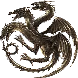 چاپ قاب موبایل و گوشی دانلود آرم معروف سریال House Of The Dragon بدون پس زمینه 