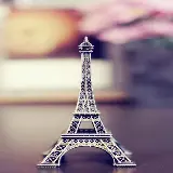 چاپ قاب موبایل و گوشی والپیپر شیک از مجسمه زیبای برج ایفل برای کامپیوتر 
