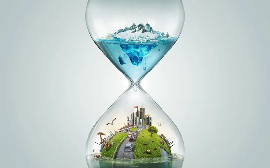 پربازدیدترین عکس ساعت شنی عمر با طراحی جالب و دیدنی