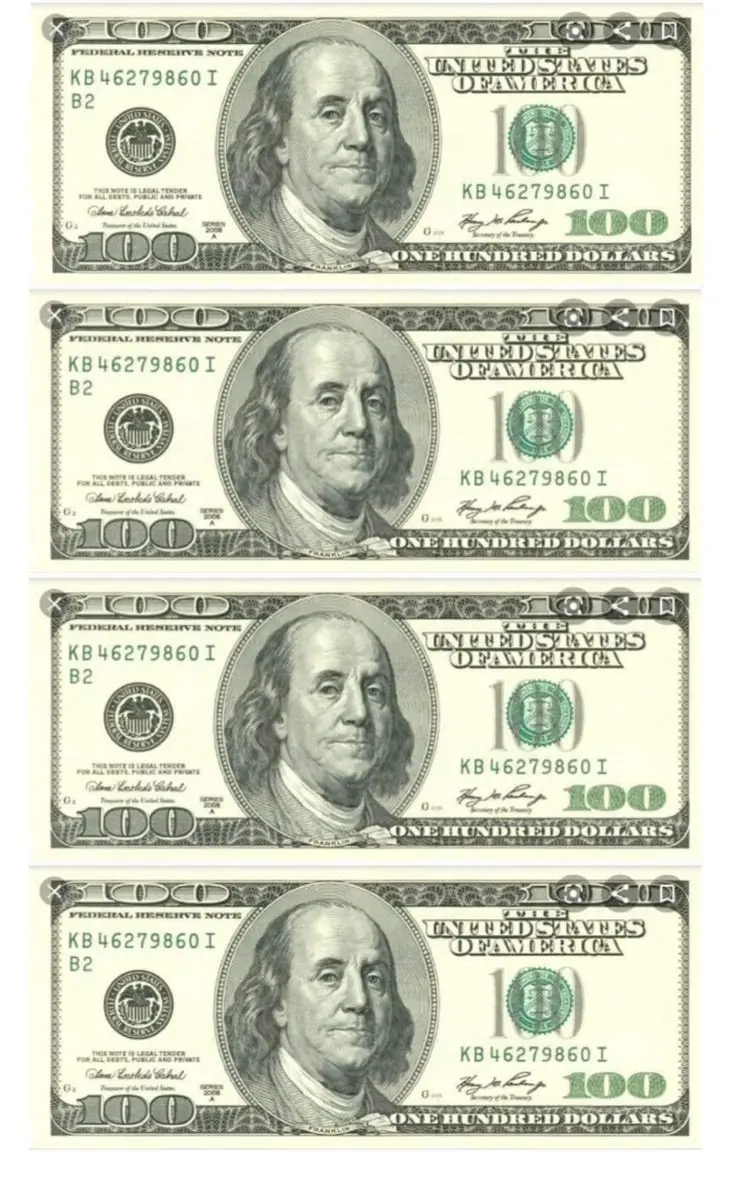 تصویر زمینه طرح دلار برای گوشی