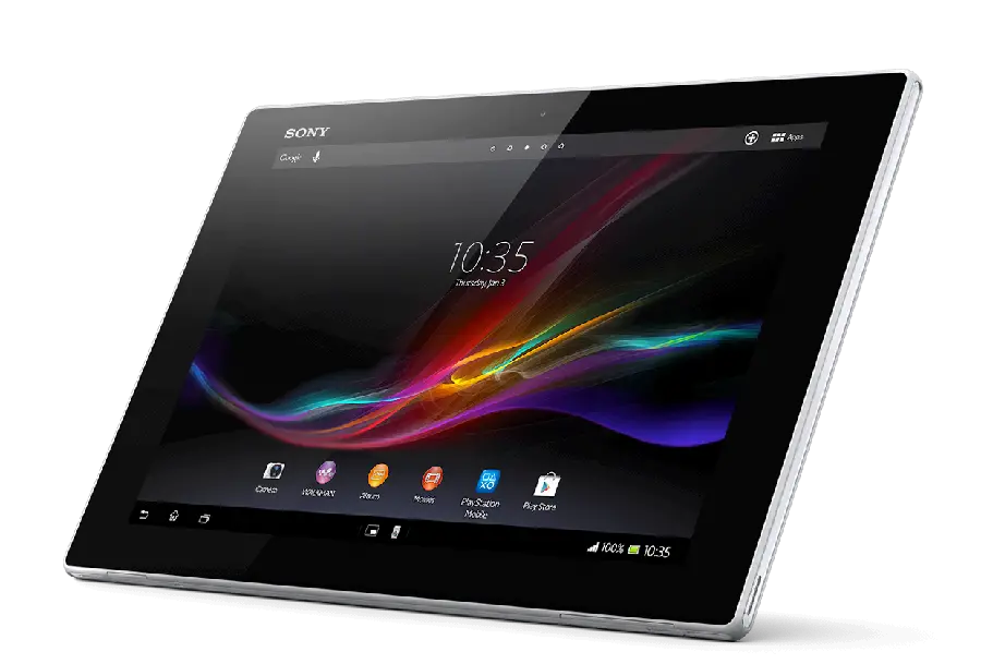 تصویر بسیار با کیفیت png با طرح تبلت پرفروش sony