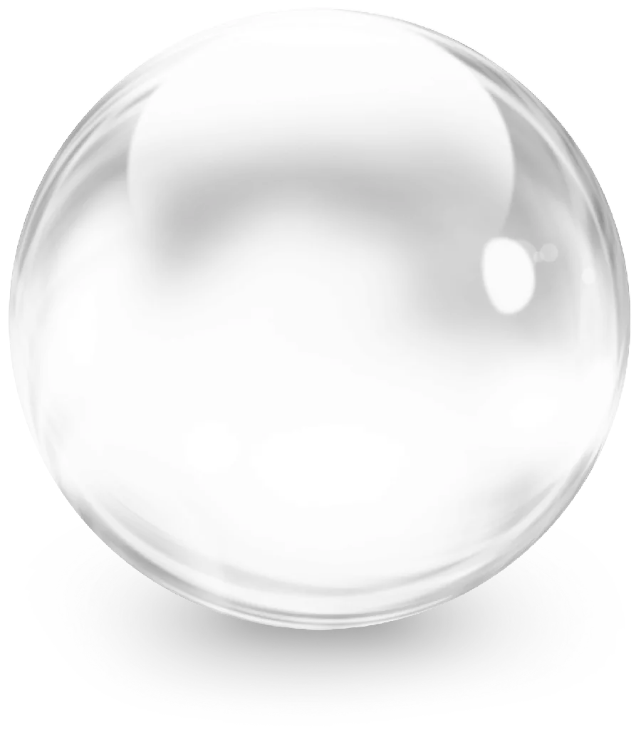 دانلود تصویر بزرگ حباب صابون خاکستری شفاف