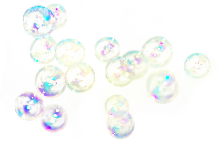 دانلود عکس PNG افکت حباب صابون با کیفیت بالا