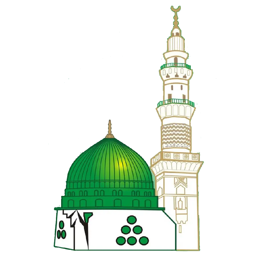 عکس بدون زمینه مسجد النبی در فرمت png رایگان