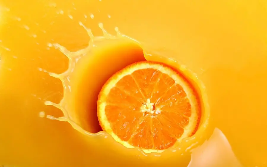 دانلود Wallpaper انرژی بخش نارنجی طرح پرتقال