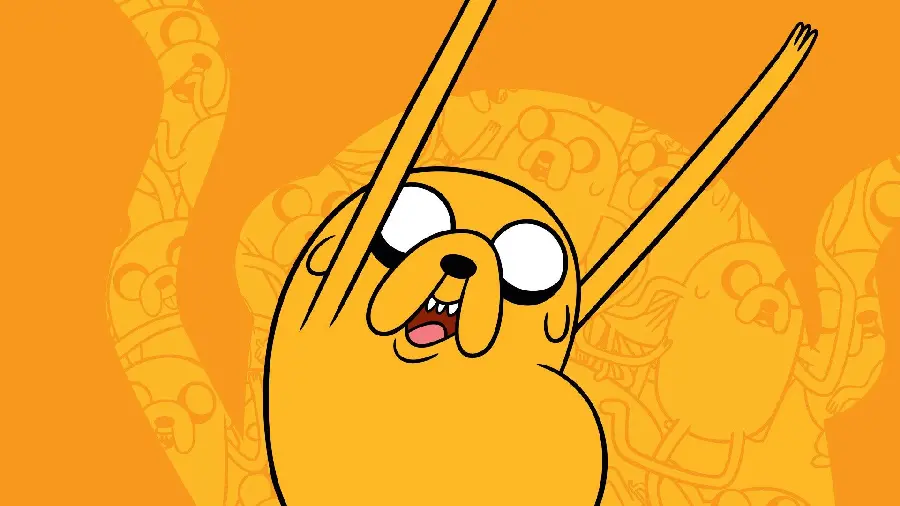 نقاشی سگ زرد مشهور در کارتون پسر بچه و سگ جادویی