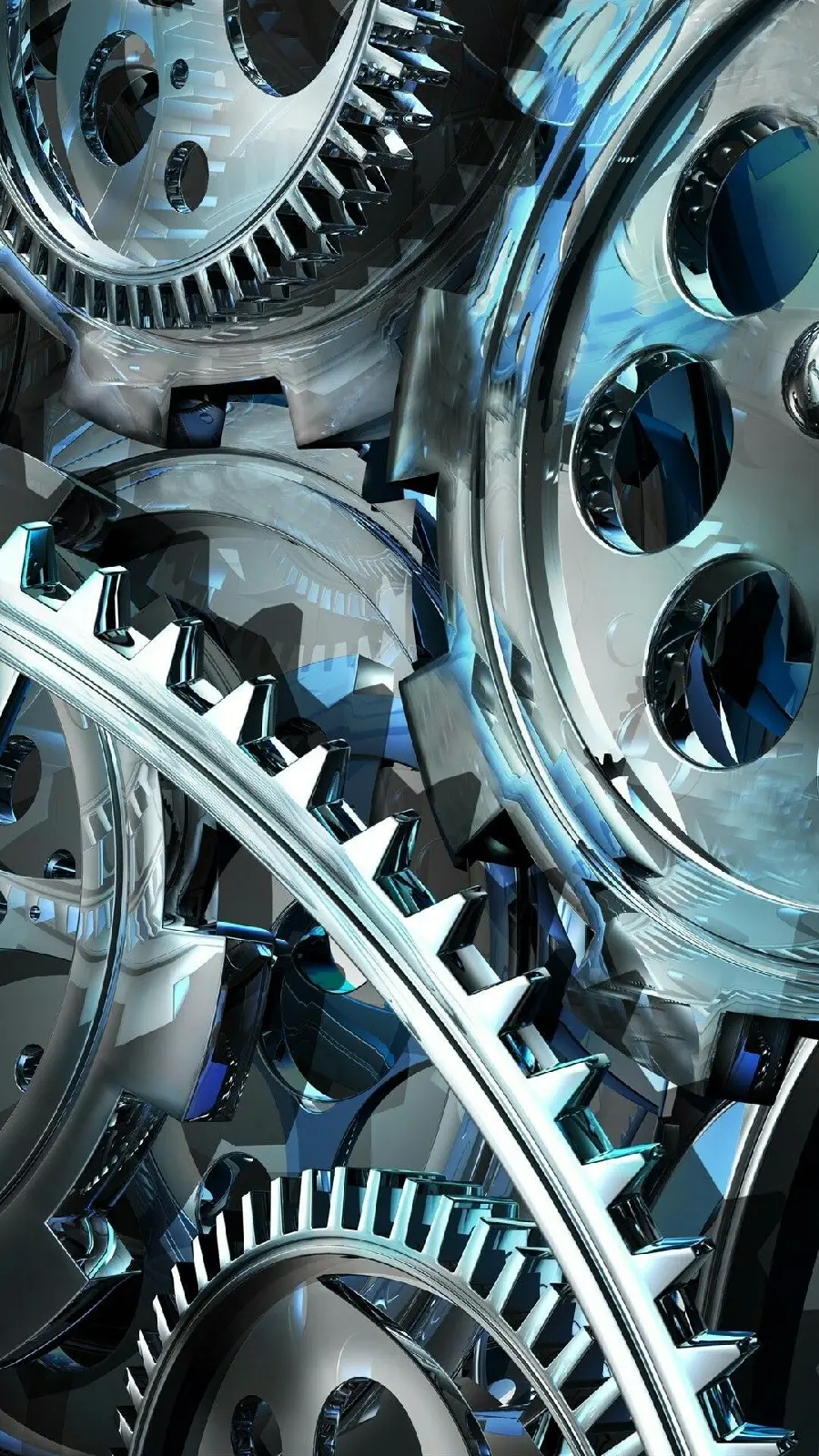 تصویر زمینه شیک سامسونگ با طرح جالب چرخ دنده زیبا