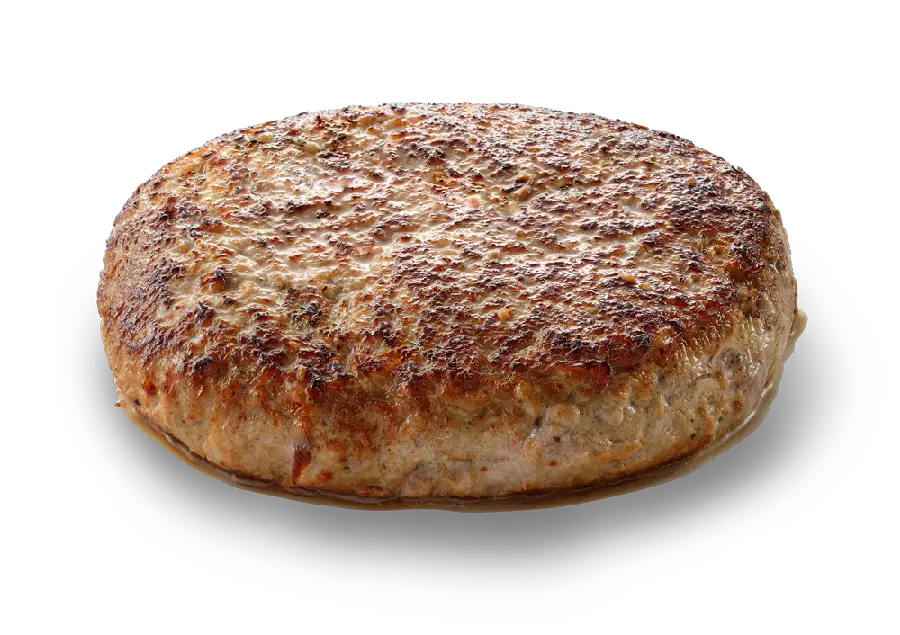 PNG بدون زمینه گوشت قرمز همبرگر مختص ادیت
