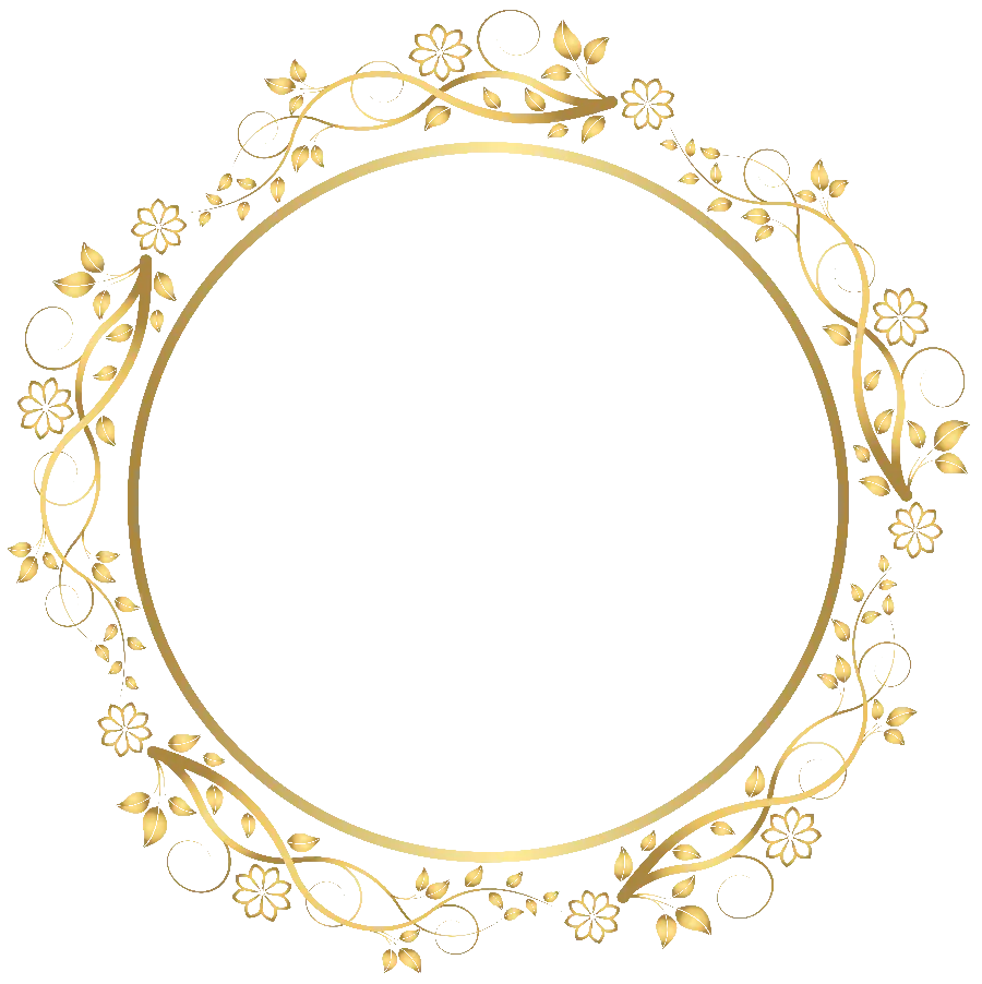دایره طلایی و شیک برای پروفایل