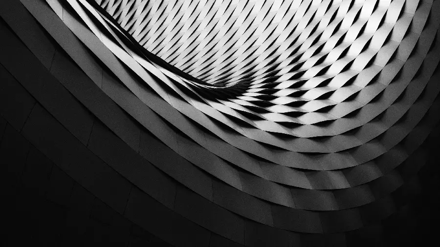 والپیپر سیاه سفید 3D جذاب با کیفیت اولترا اچ دی مخصوص ویندوز 