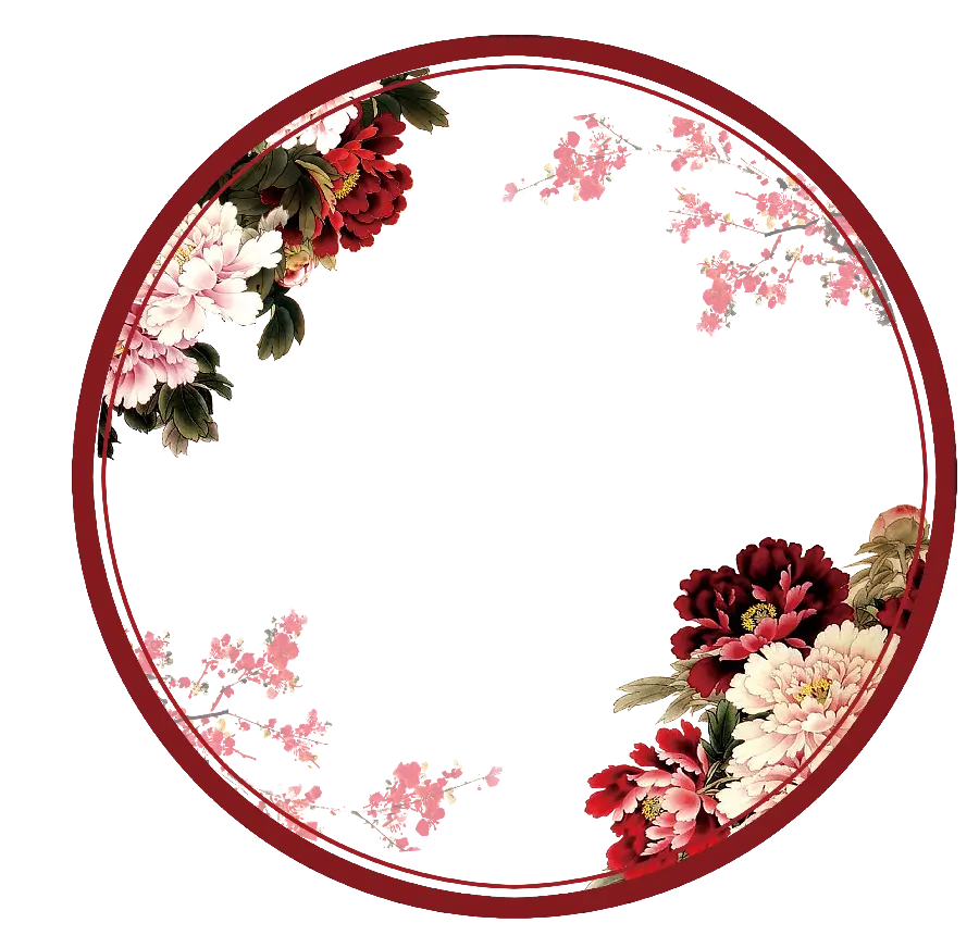 عکس دایره ای برای ادیت از گلهای زیبا با کیفیت بالا