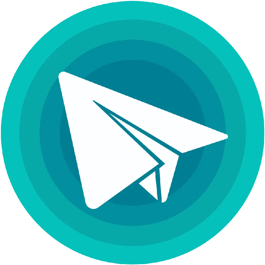 عکس لوگو Telegram بدون پس زمینه شیک png